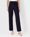 Ann Taylor The Pencil Sailor Pant In Twill In Night Sky