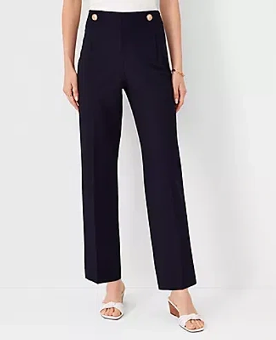 Ann Taylor The Pencil Sailor Pant In Twill In Night Sky
