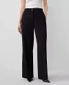 Ann Taylor The Perfect Wide Leg Pant - Curvy Fit In Black