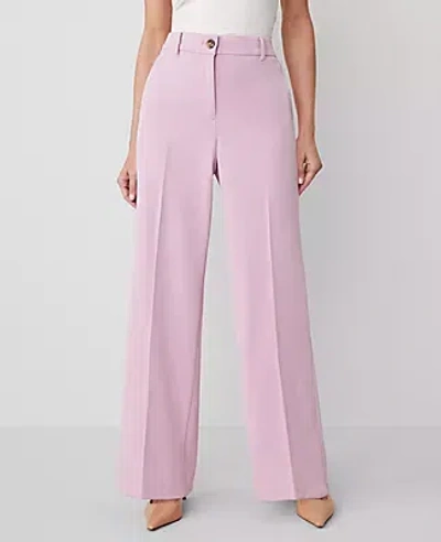 Ann Taylor The Perfect Wide Leg Pant - Curvy Fit In Clean Lilac