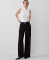 Ann Taylor The Perfect Wide Leg Pant In Black