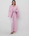 Ann Taylor The Perfect Wide Leg Pant In Clean Lilac
