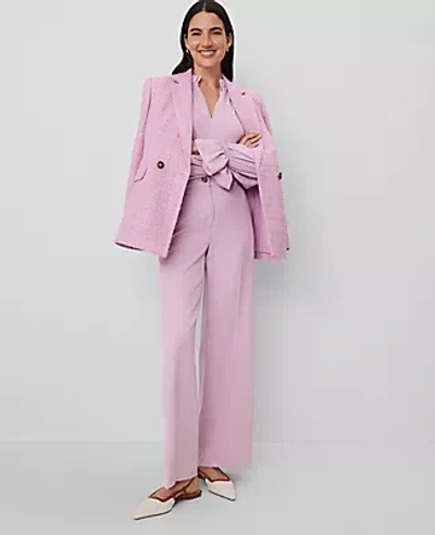 Ann Taylor The Perfect Wide Leg Pant In Clean Lilac