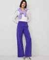 Ann Taylor The Perfect Wide Leg Pant In Liberty Purple