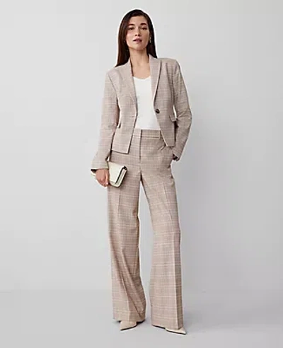 Ann Taylor The Perfect Wide Leg Pant In Purple Lilac