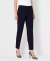 Ann Taylor The Petite Eva Ankle Pant In Deep Navy Sky