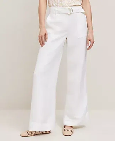 Ann Taylor The Petite Belted Wide-leg Pant