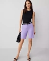 Ann Taylor The Petite Boardwalk Short In Radiant Amethyst