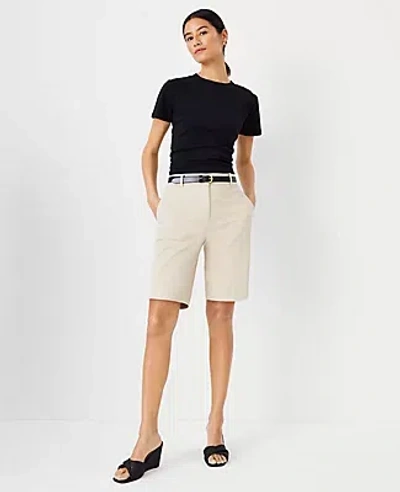 Ann Taylor The Petite Boardwalk Short In Soft Khaki