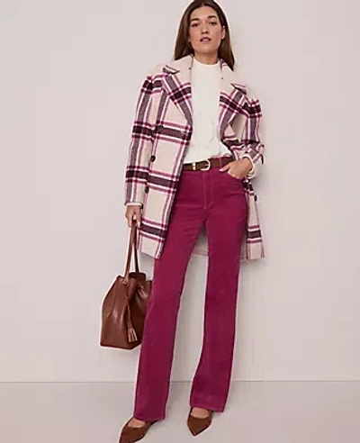 Ann Taylor The Petite Boot Corduroy Pant In Purple