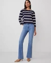 Ann Taylor The Petite Boot Jean In Light Mid Indigo Wash