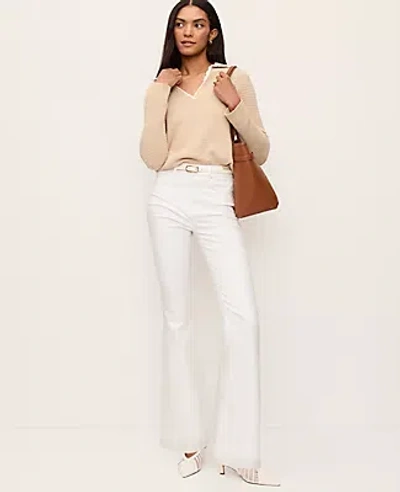 Ann Taylor The Petite Boot Jean In White