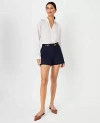 Ann Taylor The Petite City Short In Atlantic Navy