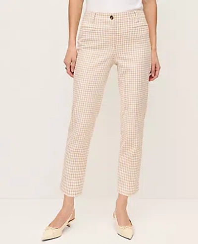 Ann Taylor The Petite Cotton Crop Pant In Neutral