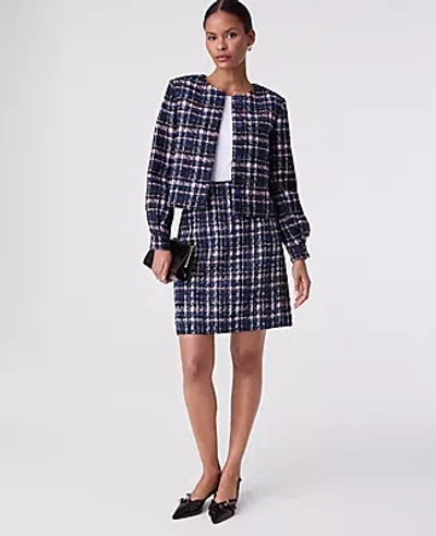 Ann Taylor The Petite Crew Neck Jacket