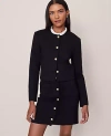 Ann Taylor The Petite Crew Neck Jacket In Black