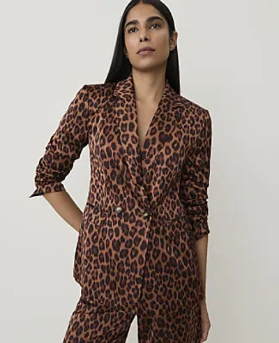 Ann Taylor The Petite Crosby Blazer In Brown