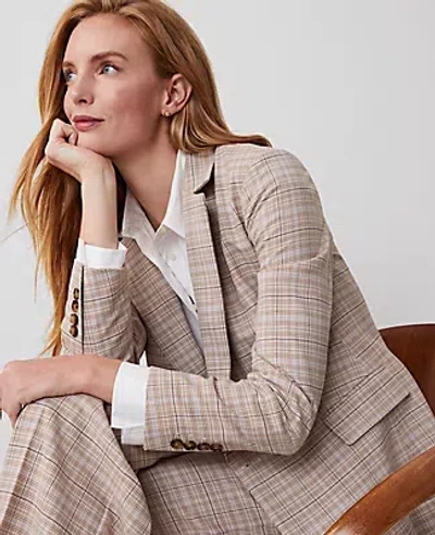 Ann Taylor The Petite Crosby Blazer In Purple Lilac