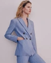 Ann Taylor The Petite Double-breasted Cutaway Blazer