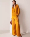 Ann Taylor The Petite Easy Palazzo Pant In Inca Gold