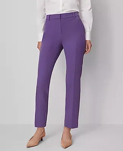 Ann Taylor The Petite Eva Ankle Pant - Curvy Fit In Purple