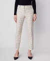 Ann Taylor The Petite Eva Ankle Pant In Ivory Combo