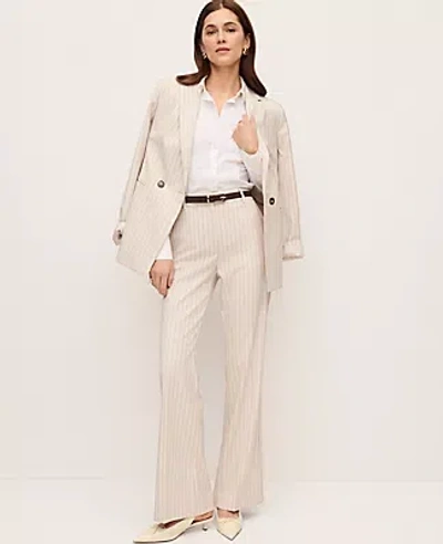 Ann Taylor The Petite Flare Trouser In Neutral