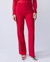 Ann Taylor The Petite Flare Trouser In Red