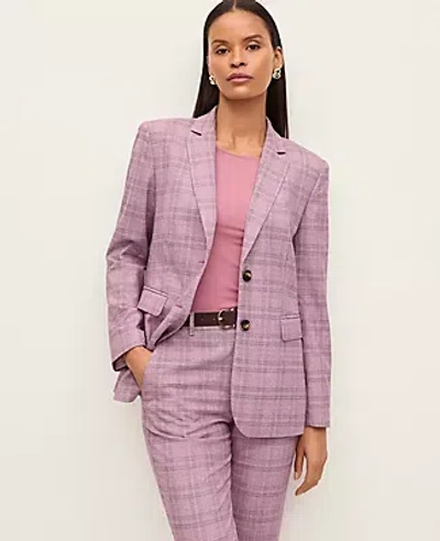 Ann Taylor The Petite Greenwich Blazer In Purple
