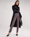 Ann Taylor The Petite High Rise Ankle Pant In Gray