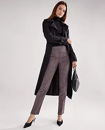 Ann Taylor The Petite High Rise Ankle Pant In Gray
