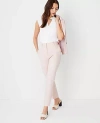Ann Taylor The Petite High Rise Everyday Ankle Pant In Stretch Cotton In Pink Dust