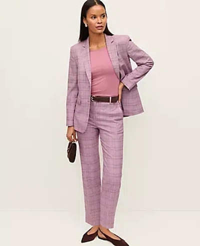 Ann Taylor The Petite High Rise Everyday Ankle Pant In Purple