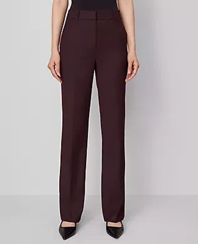 Ann Taylor The Petite High Rise Skinny Trouser - Curvy Fit In Burgundy