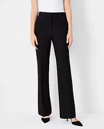 Ann Taylor The Petite High Rise Trouser Pant In Core Black