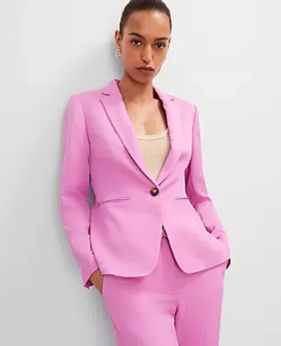 Ann Taylor The Petite Hutton Blazer In Pink