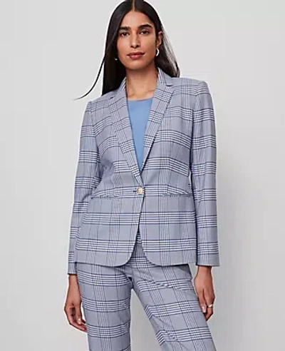 Ann Taylor The Petite Hutton Blazer In Blue