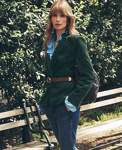 Ann Taylor The Petite Hutton Blazer In Green