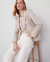 Ann Taylor The Petite Hutton Blazer In Mixed Beige