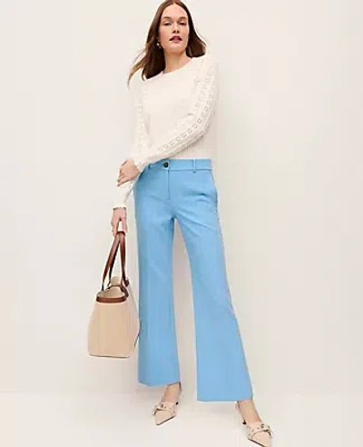 Ann Taylor The Petite Jayne Crop Trouser In Blue