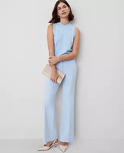 Ann Taylor The Petite Jayne Trouser Pant In Freesia Blue