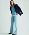 Ann Taylor The Petite Jayne Trouser Pant In Pristine Aqua