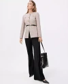 Ann Taylor The Petite Margot Flare Trouser Pant In Black