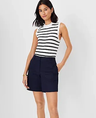Ann Taylor The Petite Metro Short In Atlantic Navy