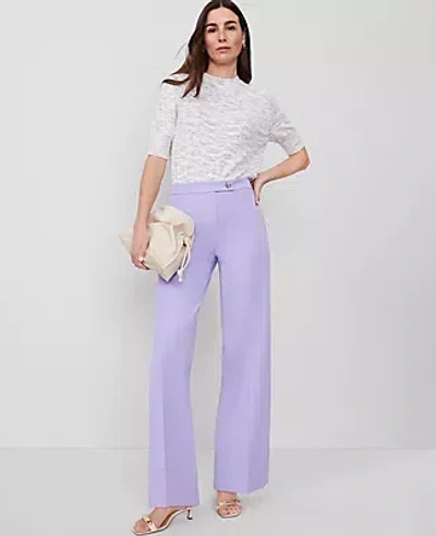 Ann Taylor The Petite Modern Wide-leg Pant In Radiant Amethyst