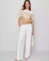 Ann Taylor The Petite Modern Wide-leg Trouser Pant In White