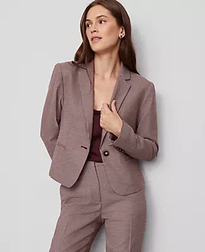 Ann Taylor The Petite Newbury Blazer In Purple