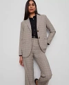 Ann Taylor The Petite Oversized Cutaway Blazer In Multi