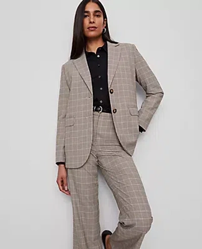 Ann Taylor The Petite Oversized Cutaway Blazer In Multi