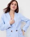 Ann Taylor The Petite Oversized Peak Lapel Blazer In Ojai Sky